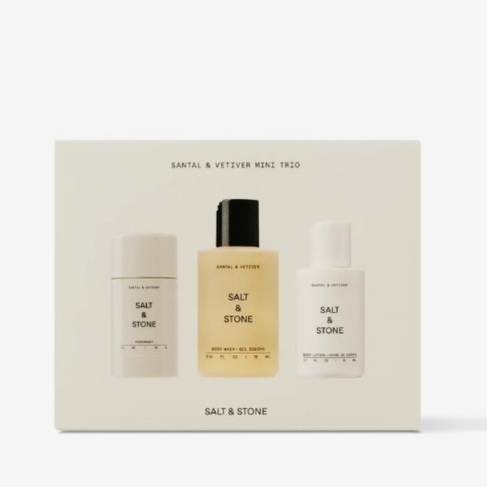 Salt & Stone Santal & Vetiver Mini Trio